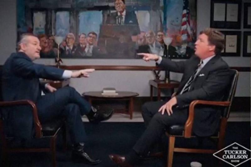Temsilciler Meclisi üyesi Ted Cruz, Carlson'a sert eleştiriler yöneltti