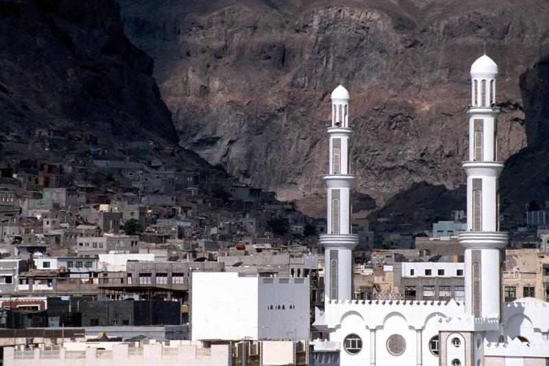 Eski Aden şehri ve camisi, Yemen.