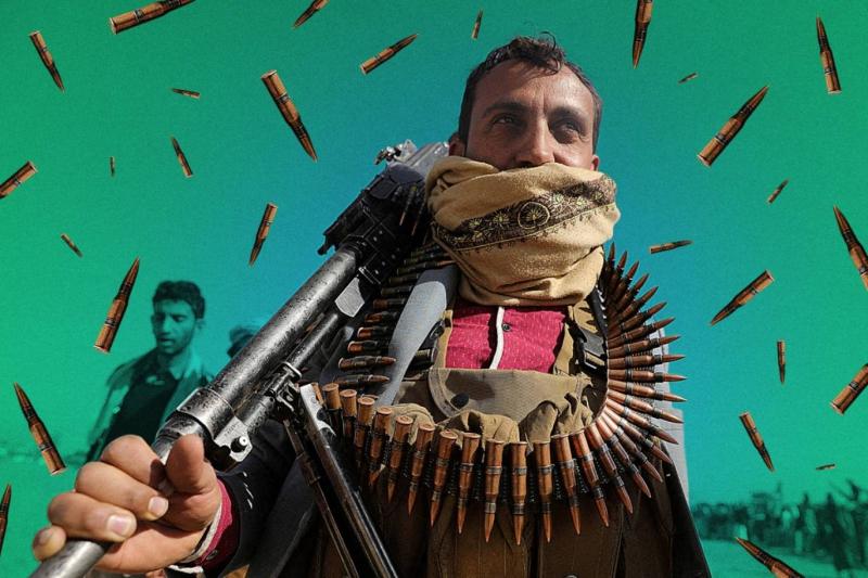 Çatışmaya giden bir Husi milisi / Fotoğraf: AFP
