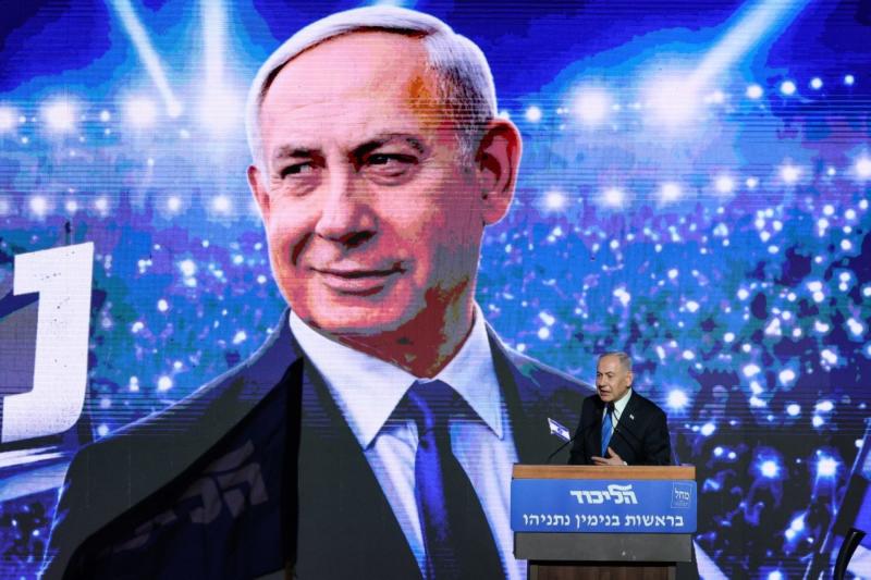 İsrail Başbakanı Binyamin Netanyahu, Tel Aviv'de Likud Partisi üyeleriyle birlikte katıldığı Roş Haşana kutlama etkinliğinde konuşuyor, 17 Eylül 2026 / Fotoğraf: AFP