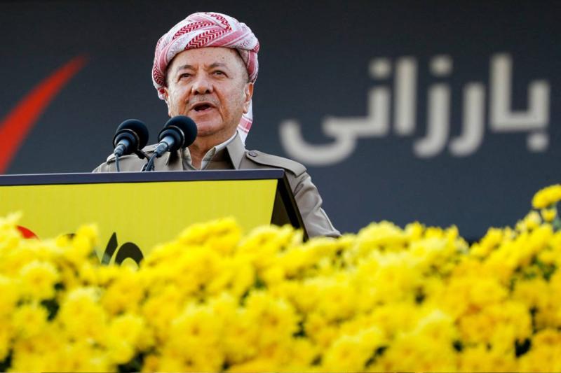 Mesud Barzani. Amerikan askerlerinin çekilmesinin ardından Kürdistan yönetimi telaşlı