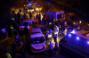 Ankara da kontrol noktasında trafik kazası 5'i polis 7 yaralı