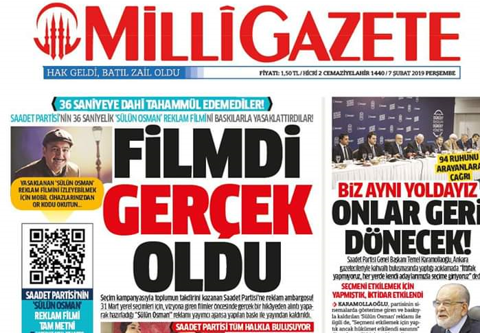 milli gazete sülün osman QR kod