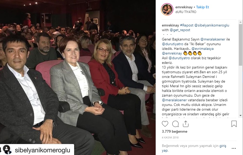 emre kınay instagram meral akşener 