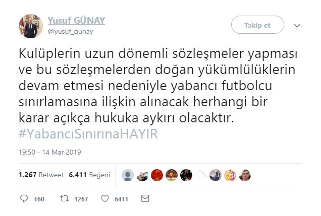 Yusuf Günay tweet.JPG