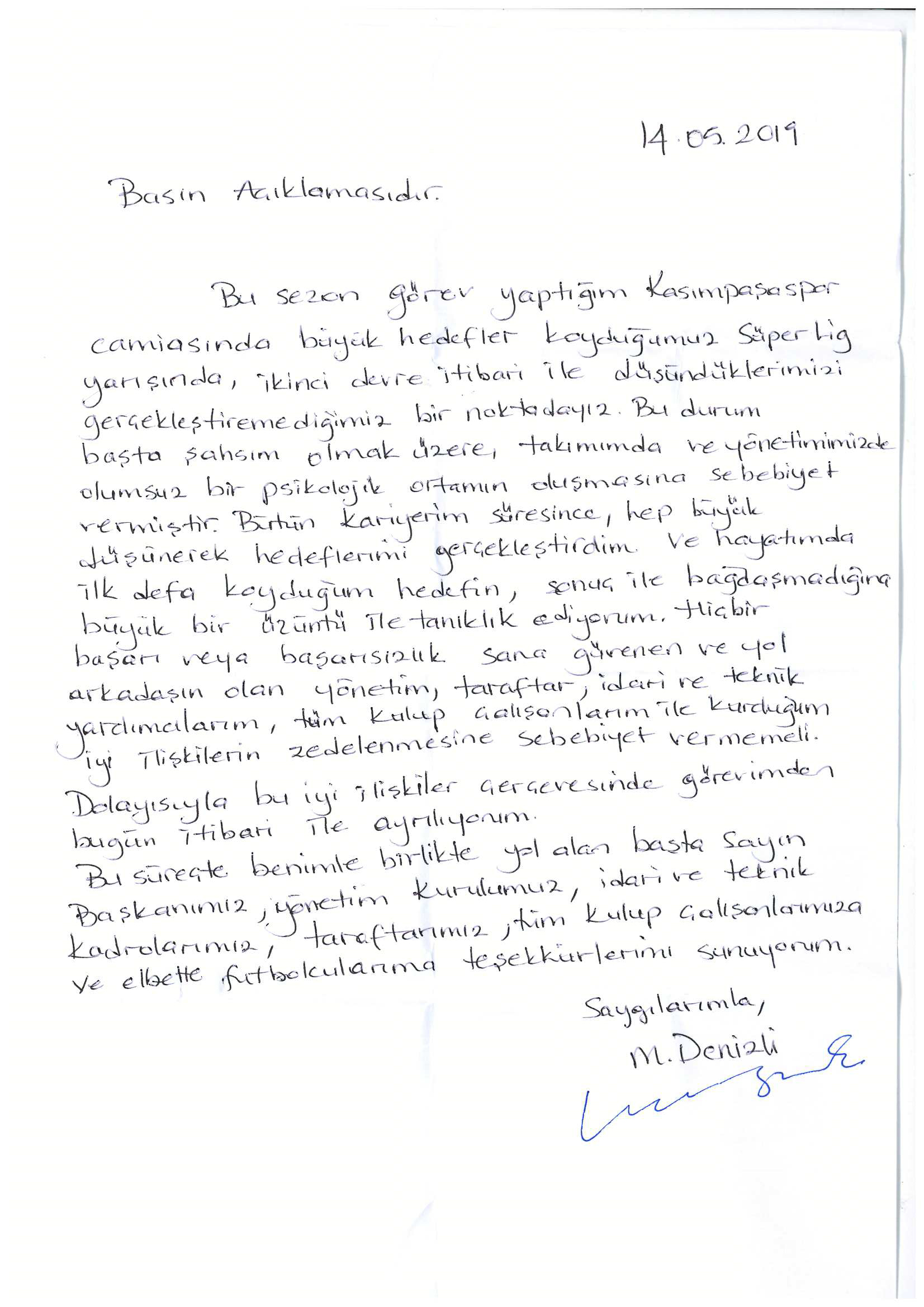 Mustafa Denizli istifa mektubu.jpg
