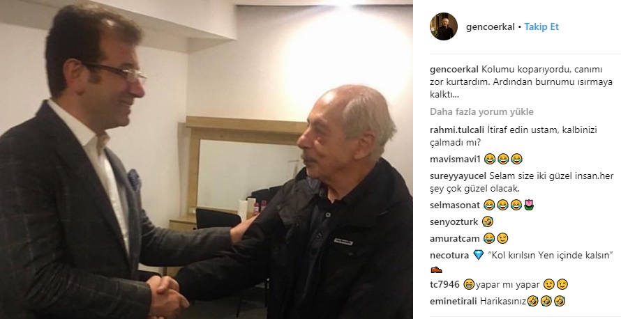 Genco Erkal ve İmamoğlu. Instagram.jpg