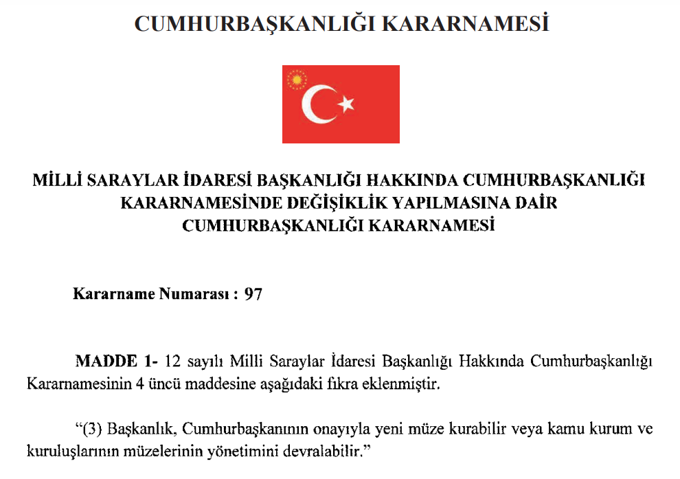 Cumhurbaşkanlığı kararı