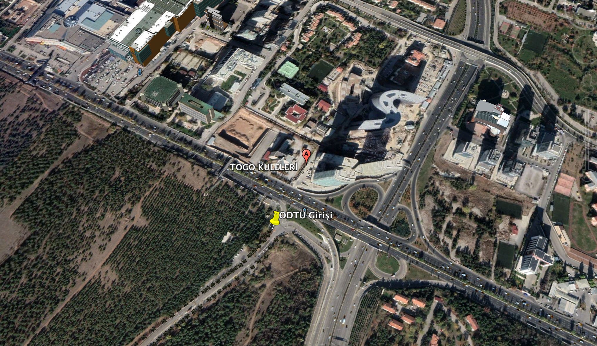TOGO Kuleleri Google Earth