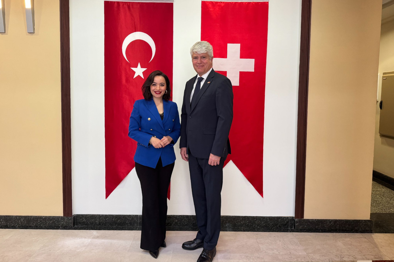 İsviçre'nin Ankara Büyükelçisi Guillaume Bertrand Scheurer 