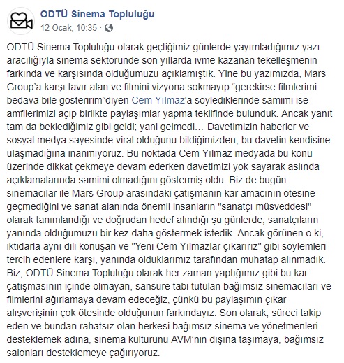 ODTÜ Sinema Topluluğu açıklaması.jpg